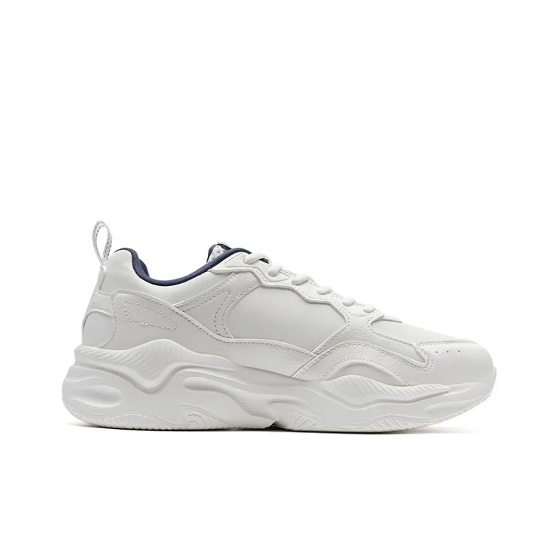 XTEP Lightweight Low Top Casual Shoes Men's Sail White-1
