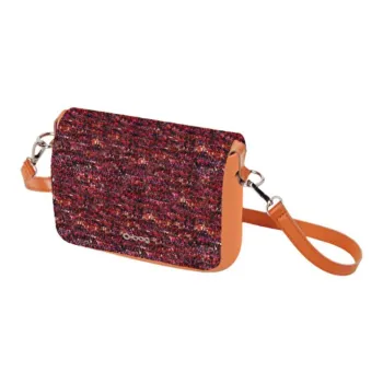 O Bag Thermoplastic Compound Crossbody Bag Shoulder Bag Women's Orange-Colored