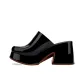 Black with Brown Sole