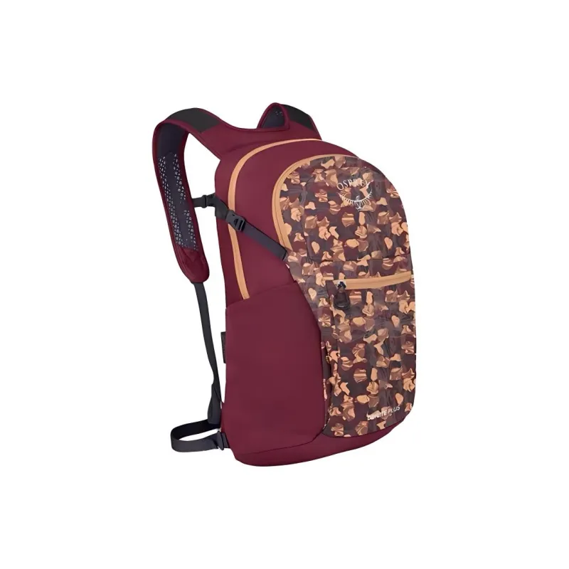 OSPREY Polyester Outdoor Hiking Bag Backpacks Regular Unisex Red Print-1