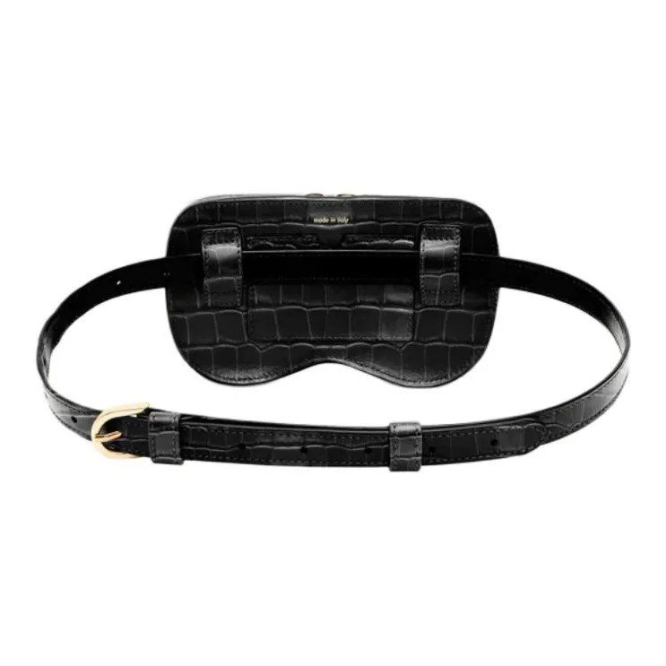 SENREVE Embossed Leather Fanny Pack Women's Black-2