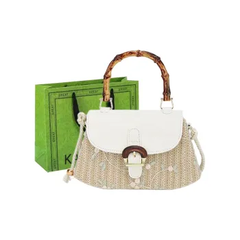 KARUISHA PU Shoulder Bag Women's White/Blue/Pink/Brown/Black