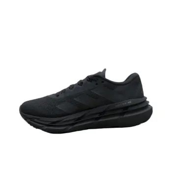 Adidas Adistar Cushioning Anti Slip And Wear Resistant Low Top Casual Running Shoes Men's Black