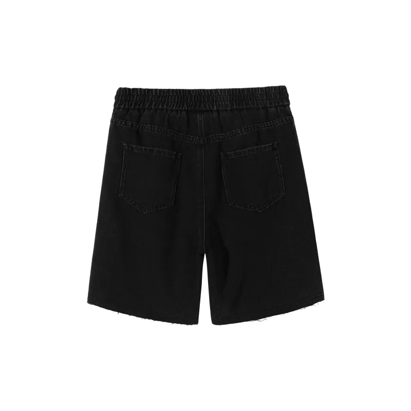 Tokidoki Denim Shorts Unisex Black-1