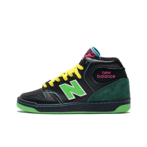 New Balance NB 480 Skateboard Shoes Unisex High-Top Black/Green