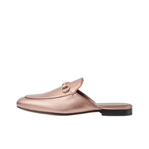 GUCCI Wrap-toe Slippers Women's Copper