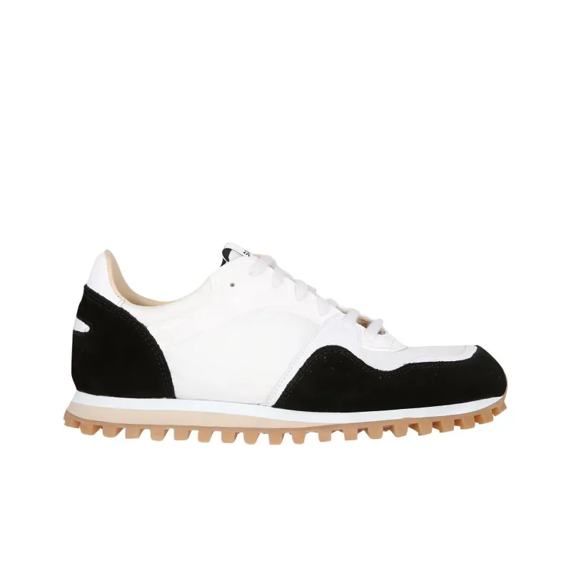 SPALWART Wear Resistant Low Top Casual Shoes Unisex White Black-1