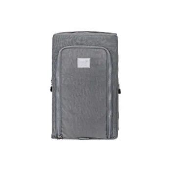 BagINBAG Nylon Storage Bag Unisex Gray/Rose Red