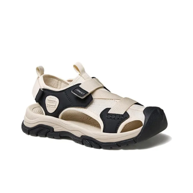 CAMEL Beach Sandals Women's Beige Black-1