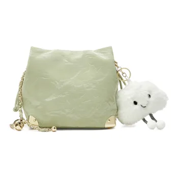 JOSINY PU Shoulder Bag, Crossbody Bag Women's Light Green/Ecru
