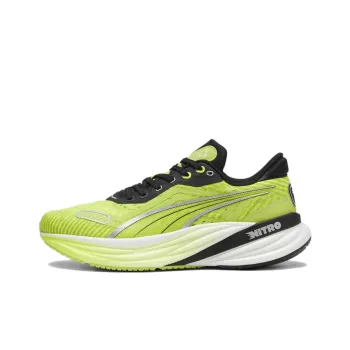 PUMA Magnify Nitro 2 Cushioning Wear-Resistant Low-Top Casual Running Shoes Men's Light Green