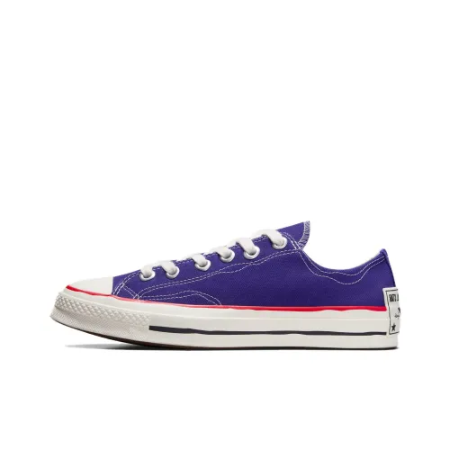 Converse Chuck 70 Canvas Shoes Unisex Low-Top Purple/White/Red