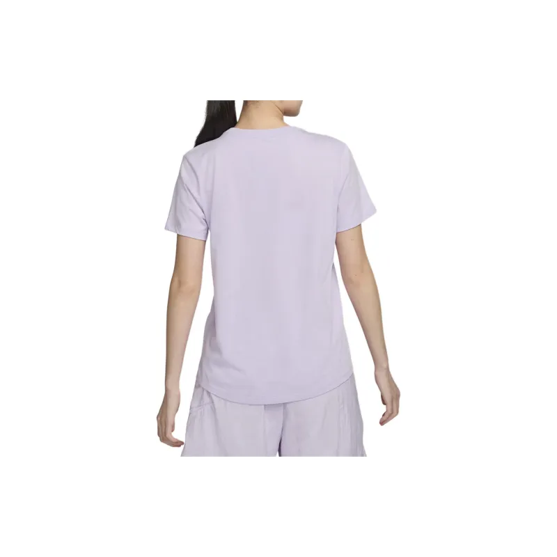 Nike Club T Shirt Women's Purple Mist/White-1