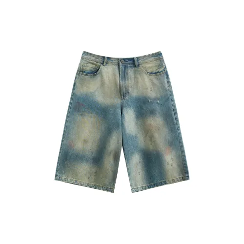 JHYQ Denim Shorts Unisex Blue