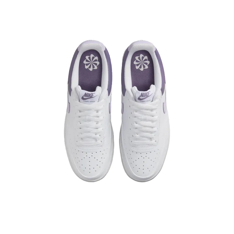 Nike Court Vision Low White Lilac Bloom Daybreak Women's-3