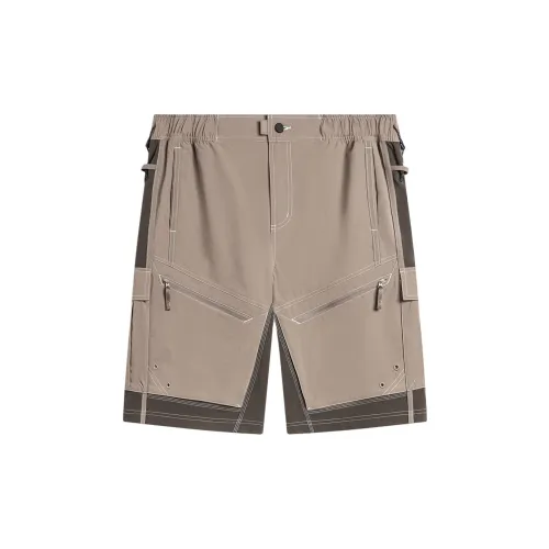 LiNing CF Tracing Sports Shorts Men's Stone Lotus Brown