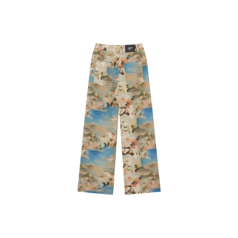 RUNTOTHEFUTURE Casual Pants Women's Paris Portrait-1