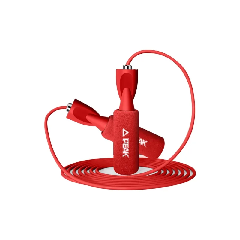 PEAK Aerobic Fat Reduction Non Countable Jump Ropes Fitness Crowd Handle Material Foam, Silicone 3m-18