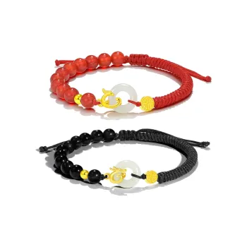 Central Fashion Bracelets Green Jade Unisex