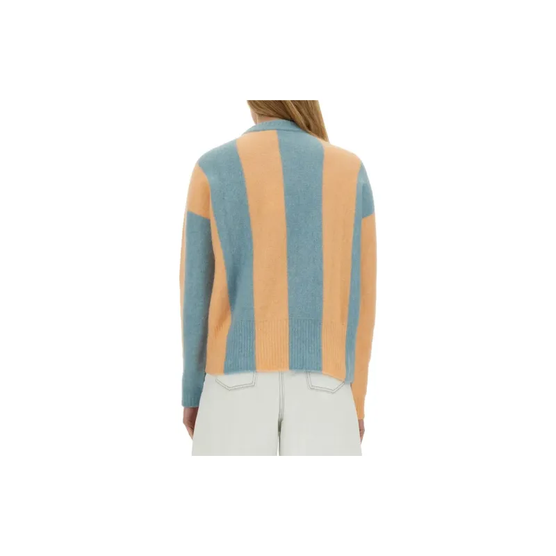 Alysi Stripe Detailed Knitted Sweater-1