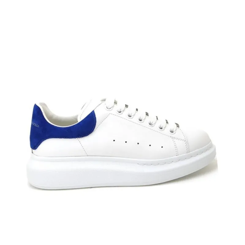 Alexander McQueen Oversized Sneaker Low-Top Casual Shoes Men's White Blue-1