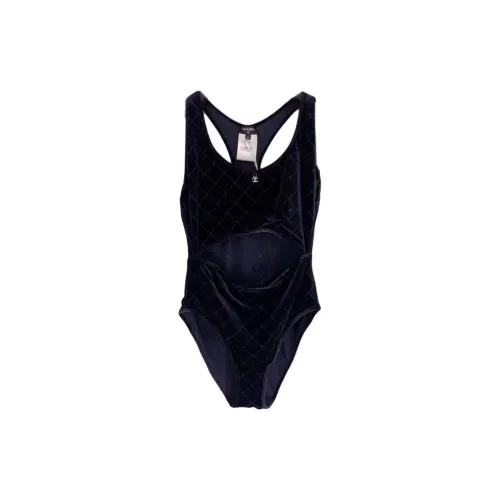 CHANEL One-Piece Swimsuits Women's Black