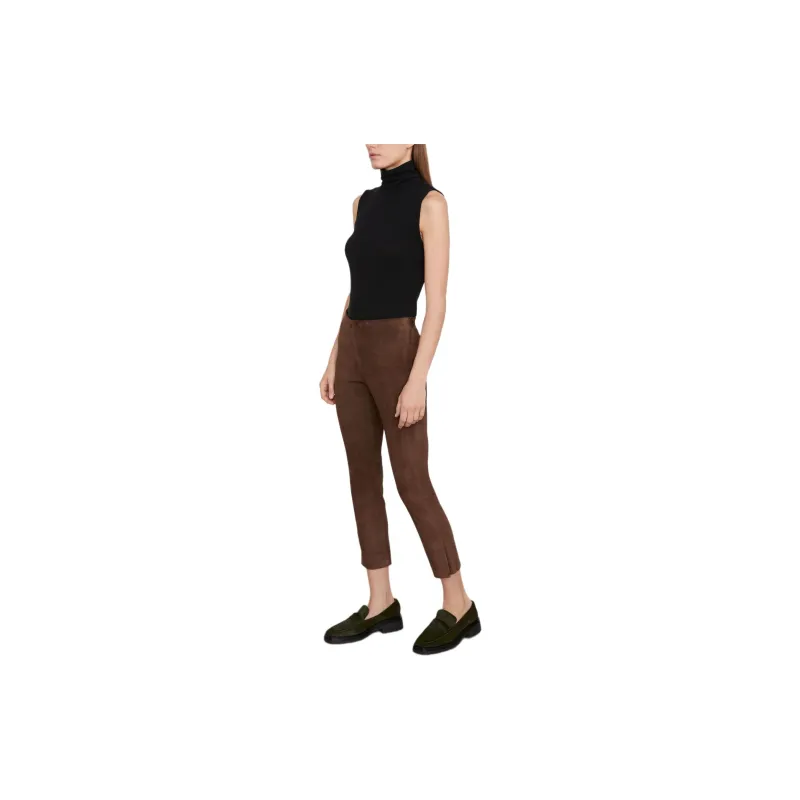 VINCE Casual Pants Women's Brown-2