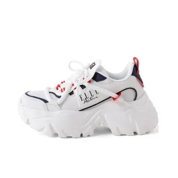 Elle Active Low-Top Chunky Sneakers Women's White
