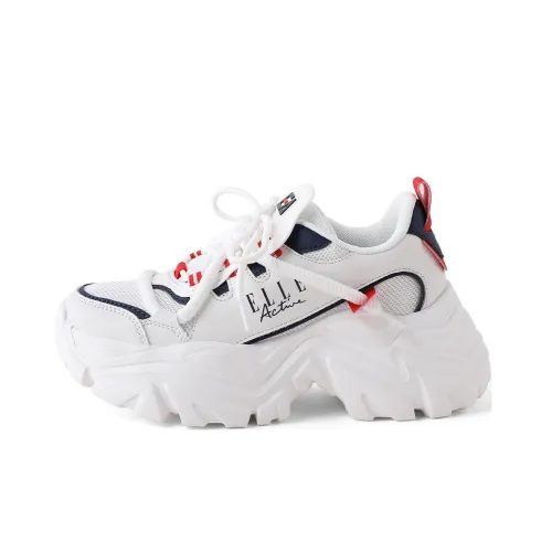 Elle Active Low Top Chunky Sneakers Women's White