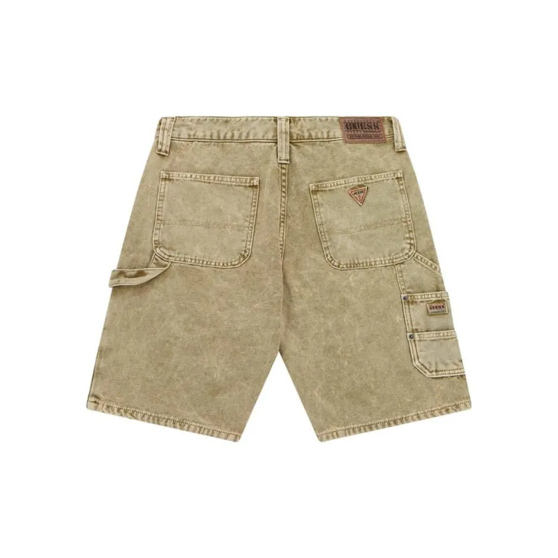 GUESS Denim Shorts Men's Yellow-1