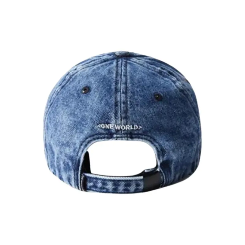 Vetements Cotton Baseball Caps Unisex Denim Blue-2