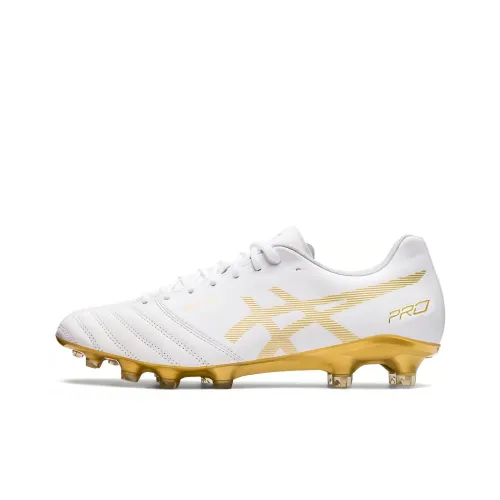 Asics DS LIGHT X-FLY PRO Soccer Shoes Men Low-Top White/Gold