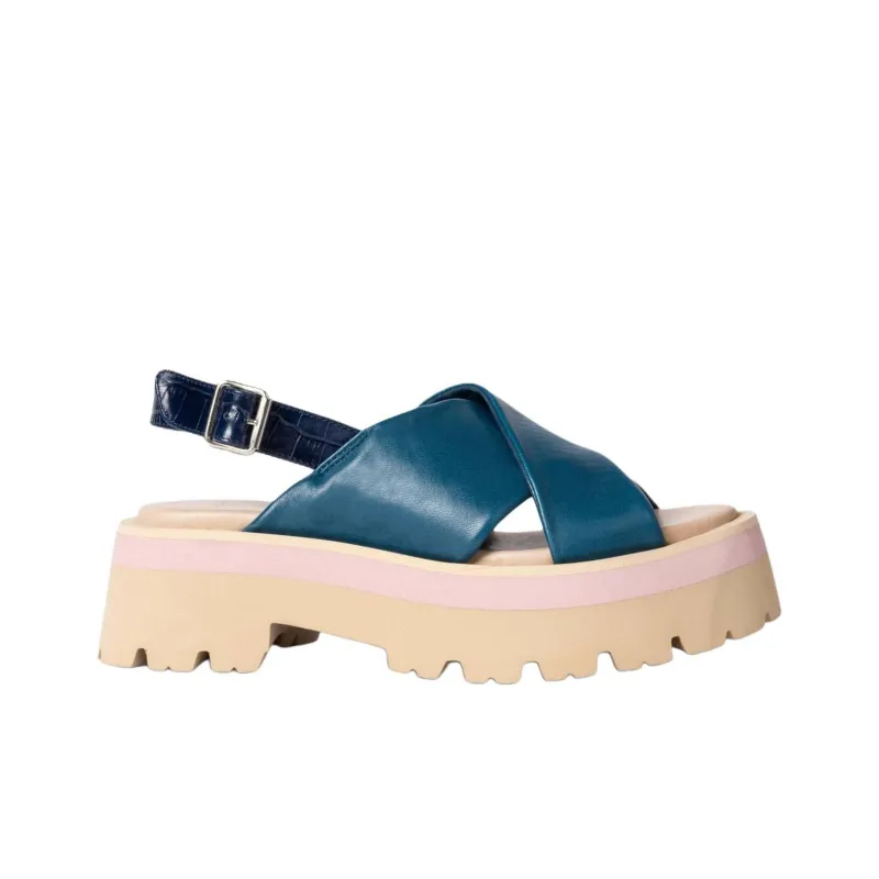 Paul Smith Logan Strap Sandals Women's Blue-1