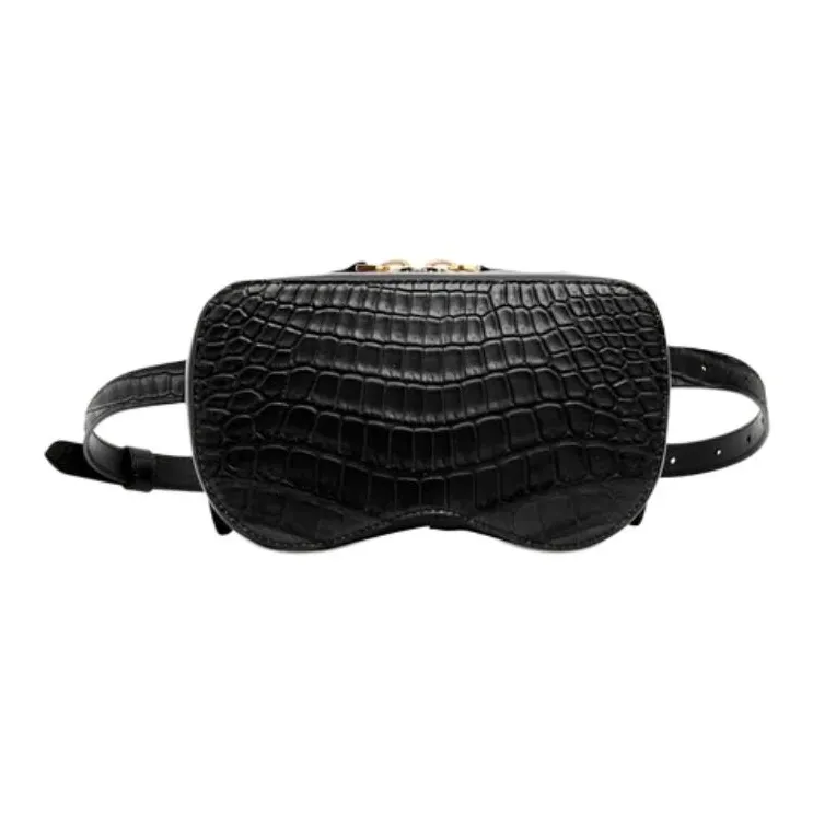 SENREVE Embossed Leather Fanny Pack Women's Black-0