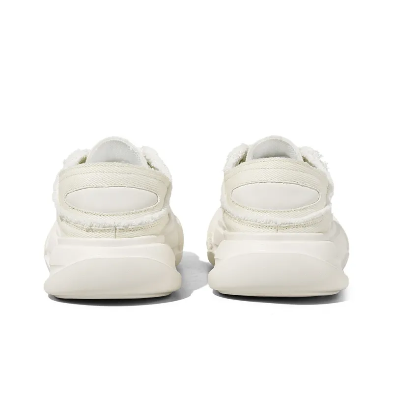 TCELLARS Canvas Shoes Unisex Low Top Beige/Black-3