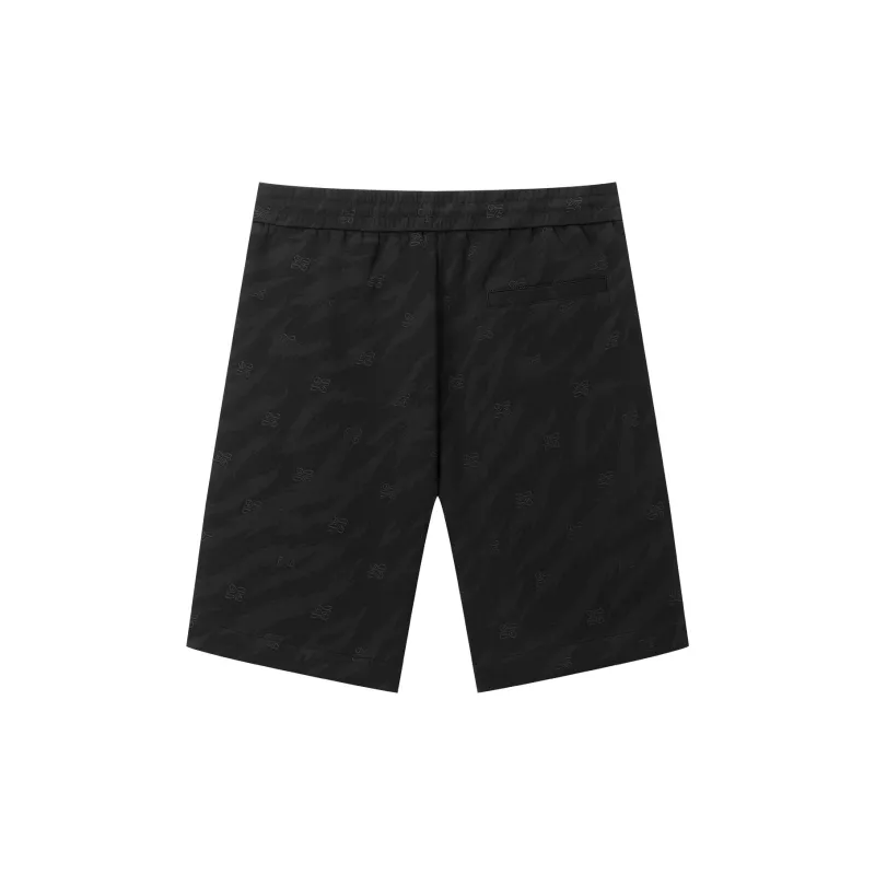 Dance With Wolves Casual Shorts Men's Black-1