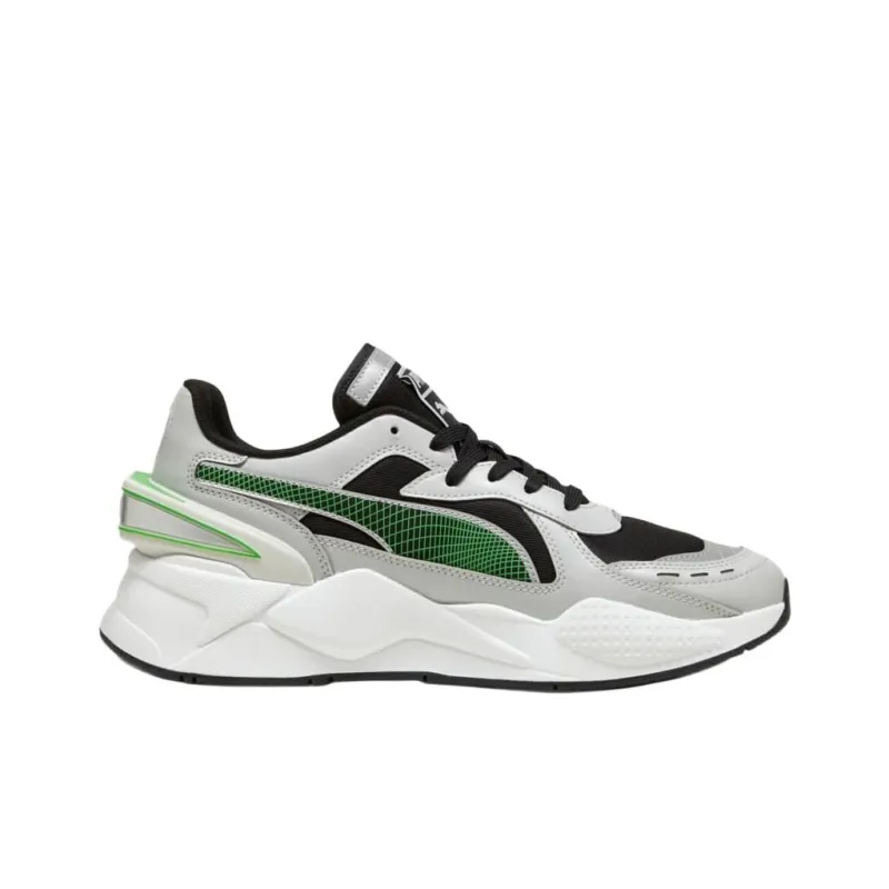 PUMA RS X Cushioning, Wear Resistant Low Top Casual Shoes Unisex Black Gray-1