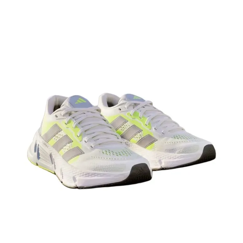 Adidas Questar Anti-Slip And Wear-Resistant Breathable Low-Top Casual Running Shoes Women's White Green-4