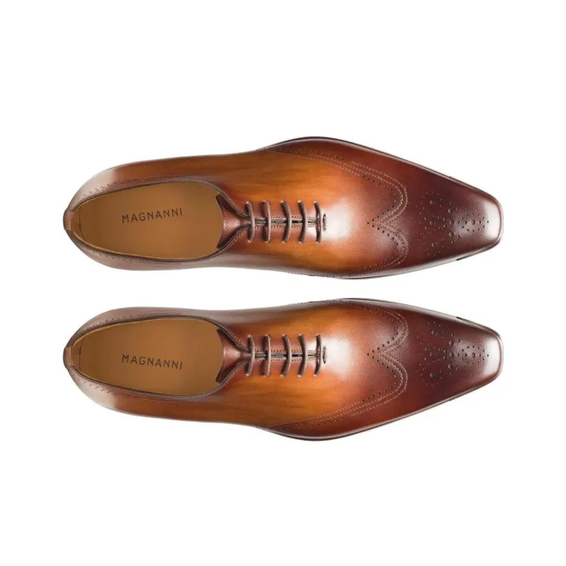 Magnanni Jonas Dress Shoes Men's Brown-3