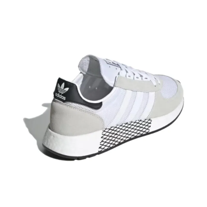 Adidas Originals MARATHON TECH Non-slip Lightweight Low-Top Casual Shoes Unisex Gray White-2