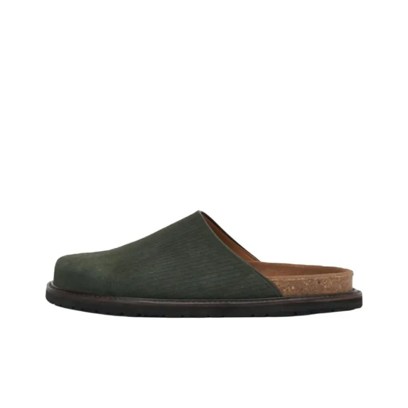 Hender Scheme Wrap-toe Slippers Men's Green-0