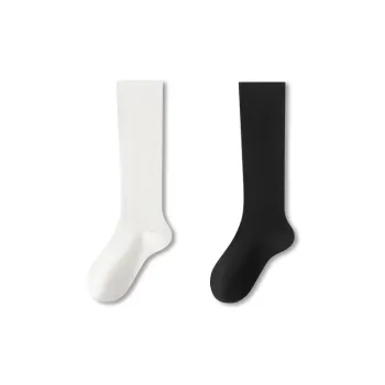 Left Divided By Right Mid-Calf Socks Women's 2 Pack