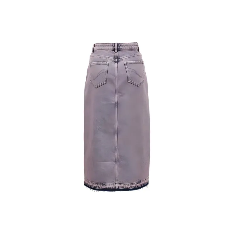 ONLY Denim Long Skirts Women's C27 Incense Pink-1