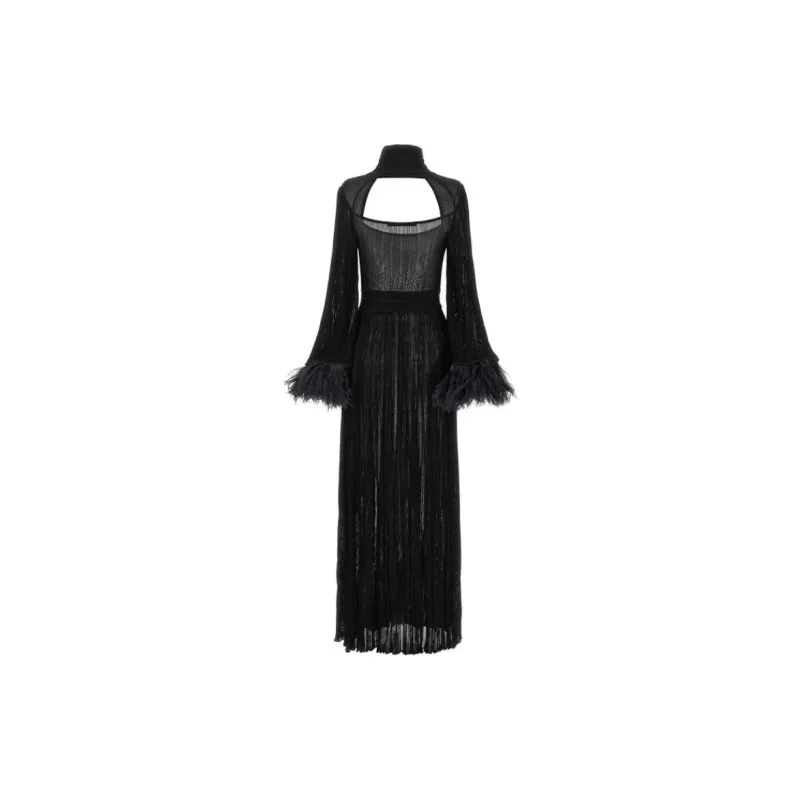 Antonino Valenti Long-Sleeved Dresses Women's Black-1