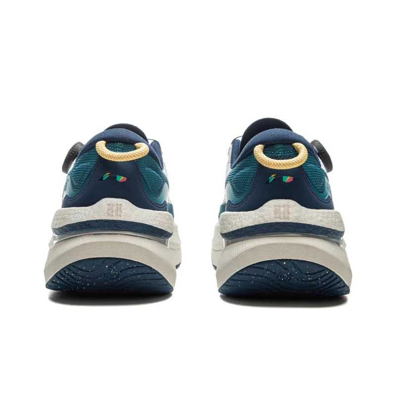 LiNing SOFT GO MAX Cushioning Anti-Slip Wear-Resistant Breathable Support Rebound Low-Top Casual Shoes Men's Green Gray-5