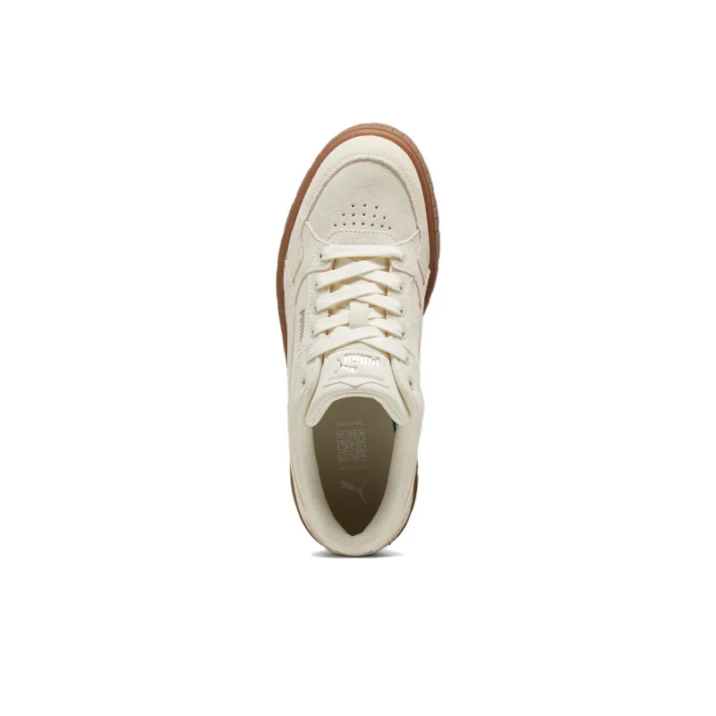 PUMA Karmen Anti Slip Wear Resistant Low Top Skateboard Shoes Women's Beige-3