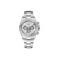 Natural White Dial Steel Band