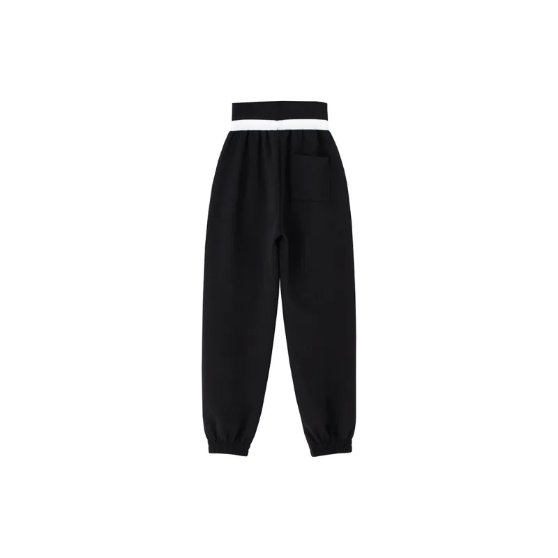 SOON FLOWER Casual Pants Women's Black-1