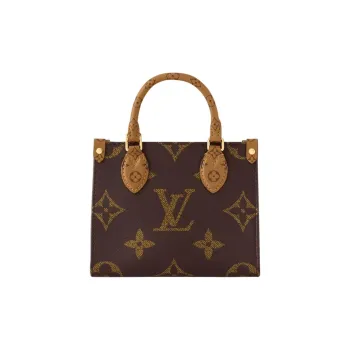 LOUIS VUITTON OnTheGo BB Monogram Tote Handbag Brown