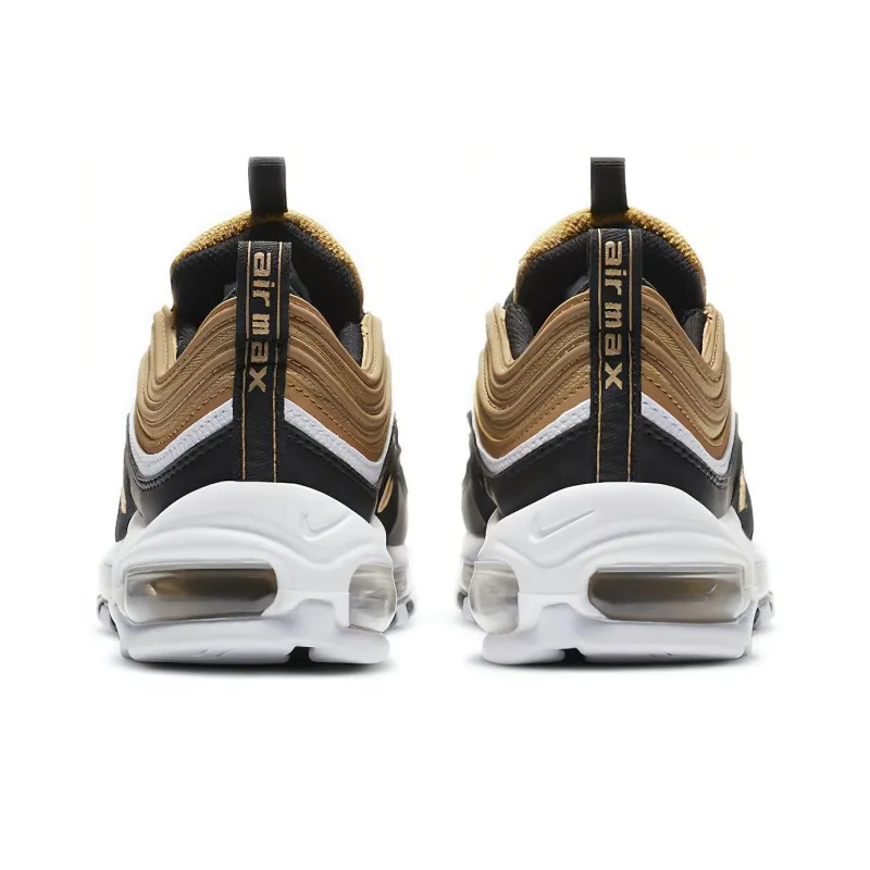 Nike Air Max 97 Metallic Gold Black White GS-4